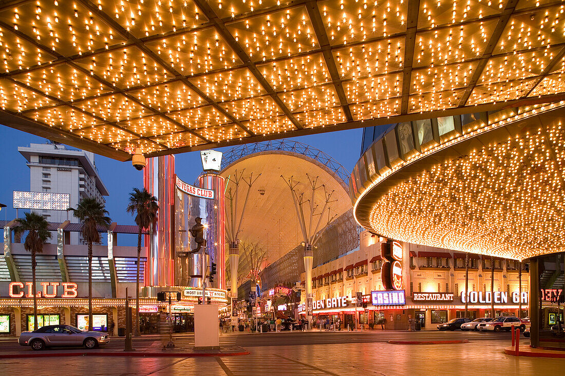 The Freemont Street Experience in Downtown Las Vegas, Las Vegas, Nevada, USA