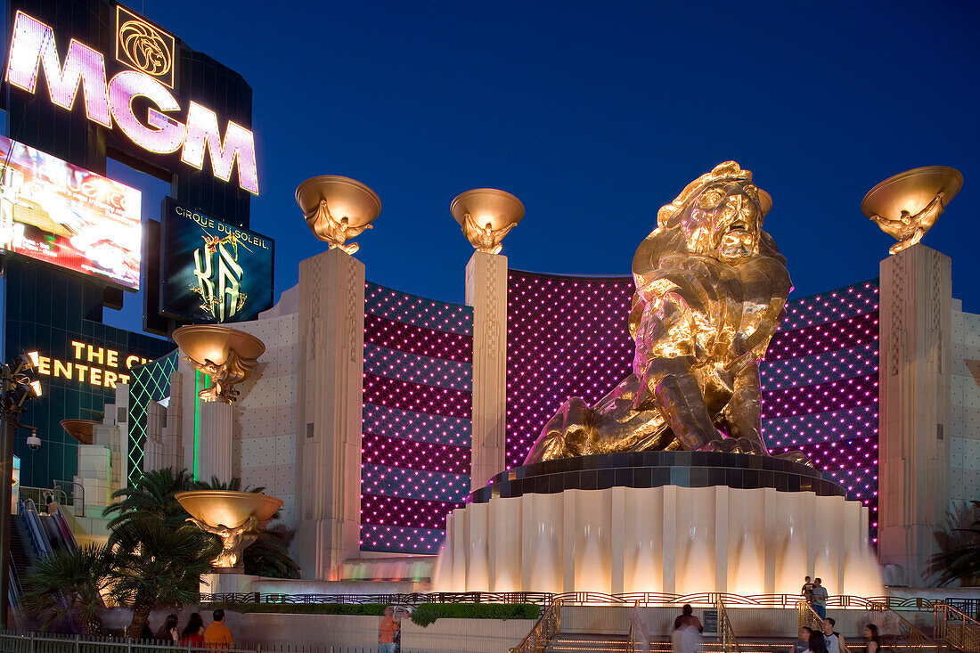 MGM Grand Hotel and Casino in Las Vegas, Nevada, USA