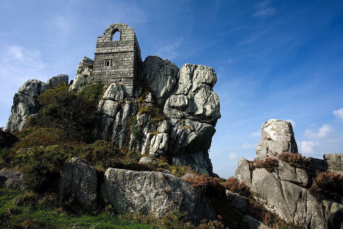 Europe, England, Cornwall, Roche Rock near Bude