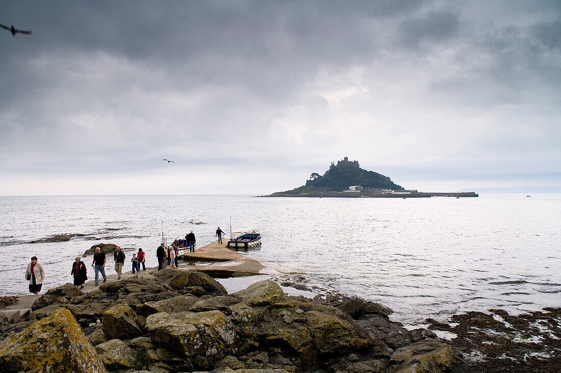 Europa, England, Cornwall, St Michael's Mount bei Marazion