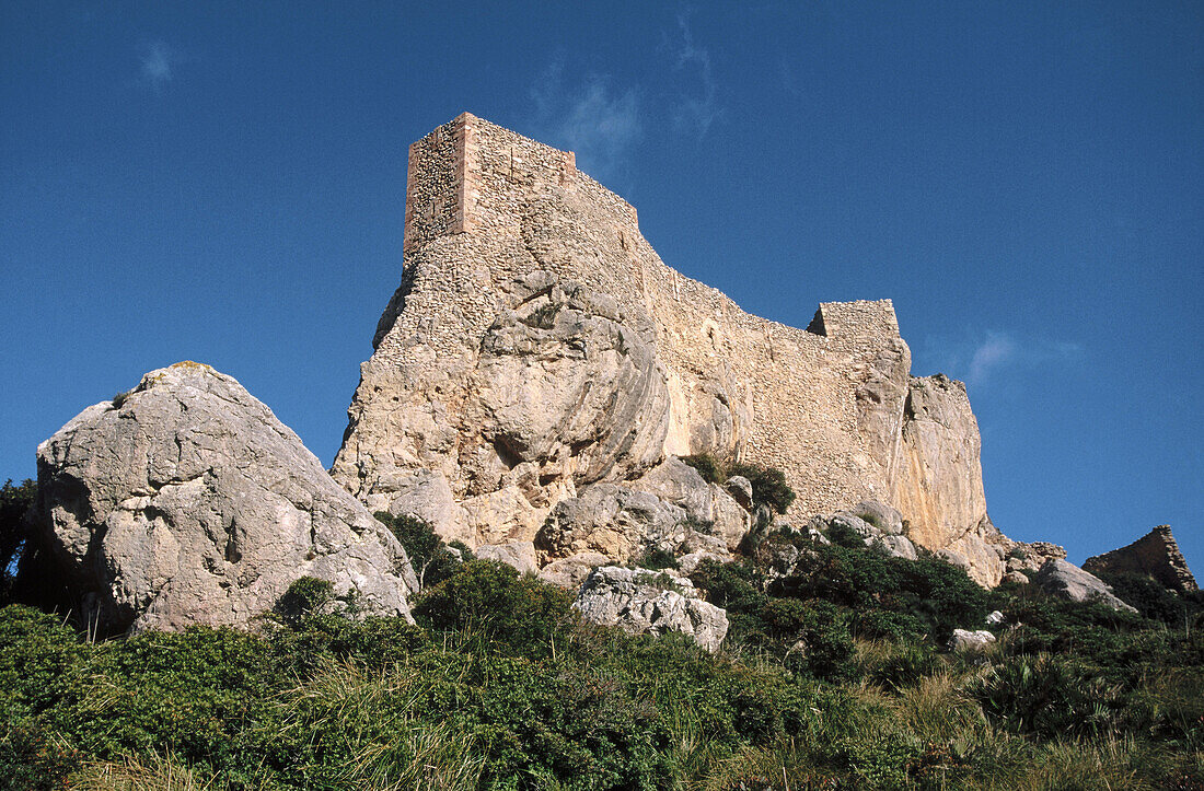 Castell del Rei (Kings Castle), Ternelles. North Majorca, Balearic Islands. Spain