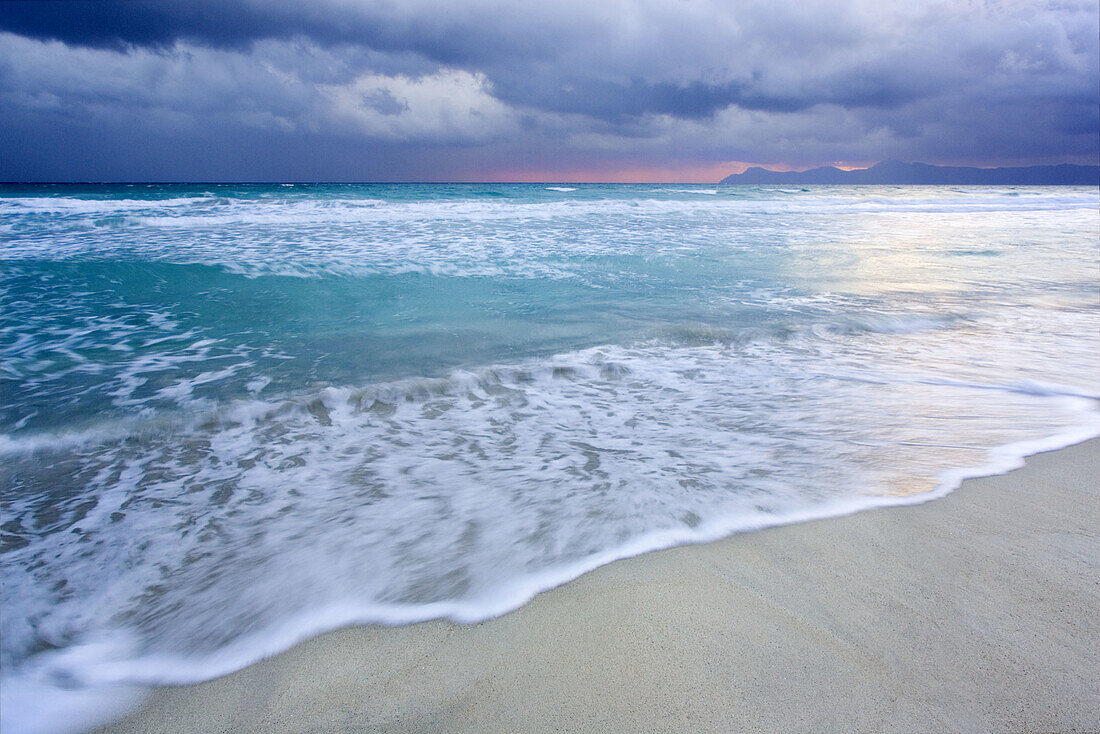 Storm on Alcudias bay, Majorca, Spain