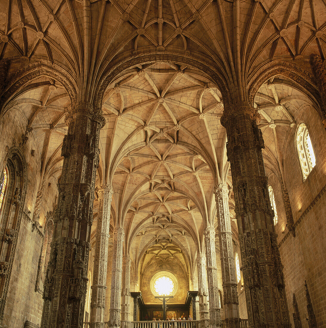 St. Marys church, Monastery of the Hieronymites. Belem, Lisbon. Portugal