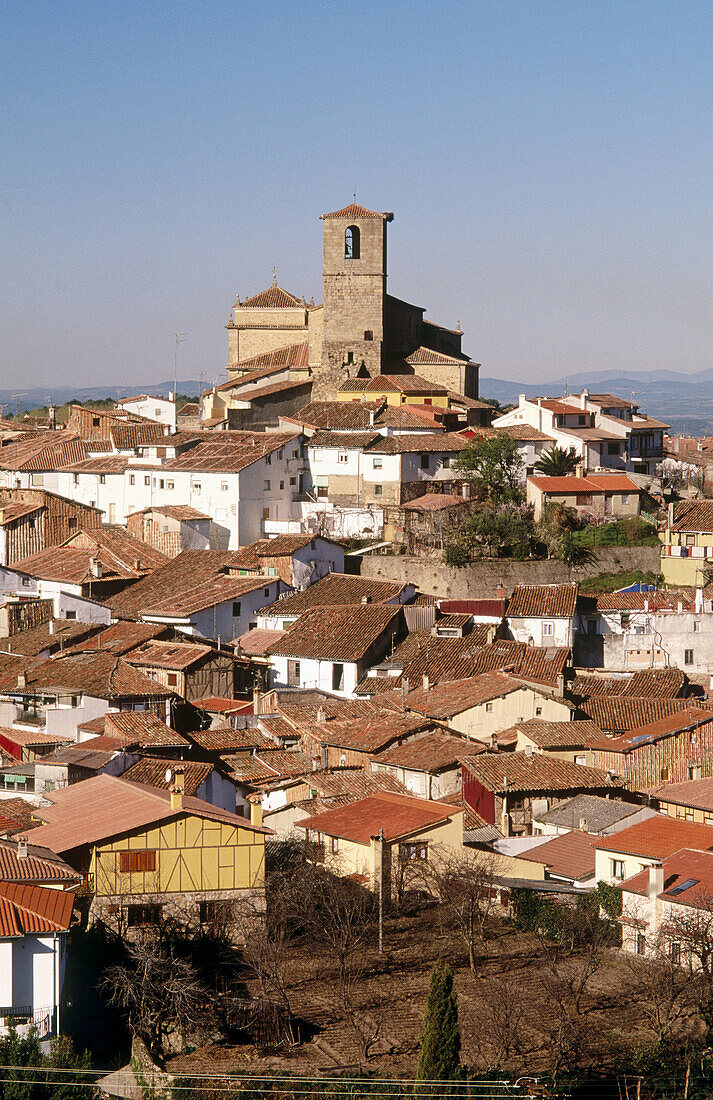 Jewish quarter and Santa Maria de Aguas Vivas church (XVI-XVIIth centuries). Hervás. Cáceres province, Extremadura, Spain