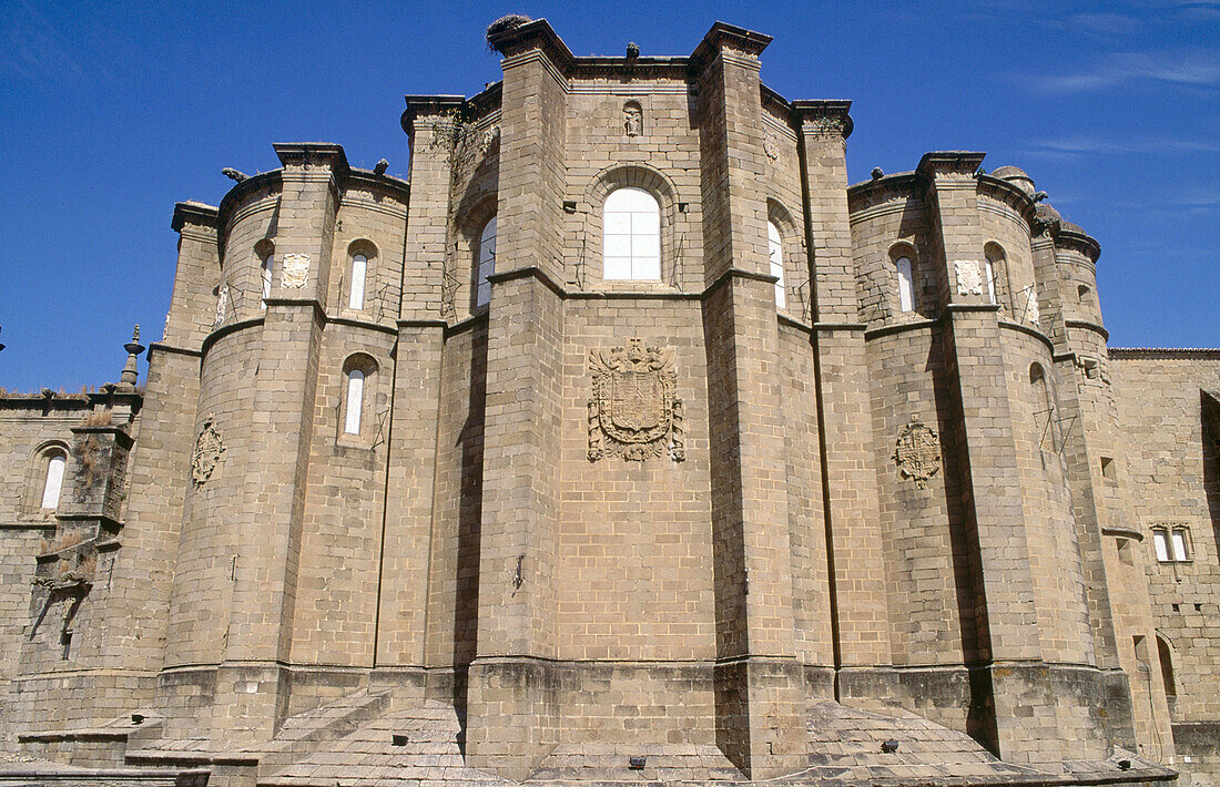 San Benito convent, XVIth century. Church. Alcántara. Cáceres. Extremadura. Spain.