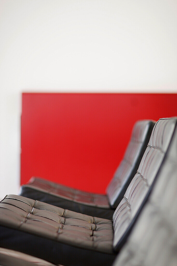 An empty waiting room with chairs, Health