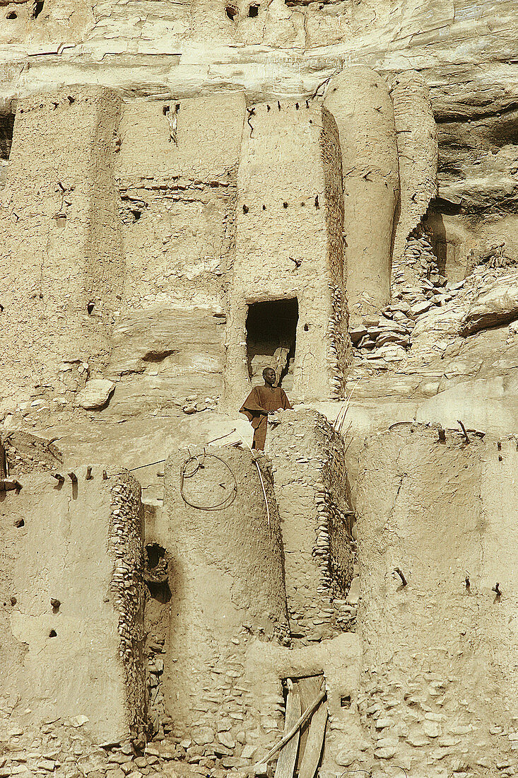 Bandiagara cliffs. Dogon Country. Mali