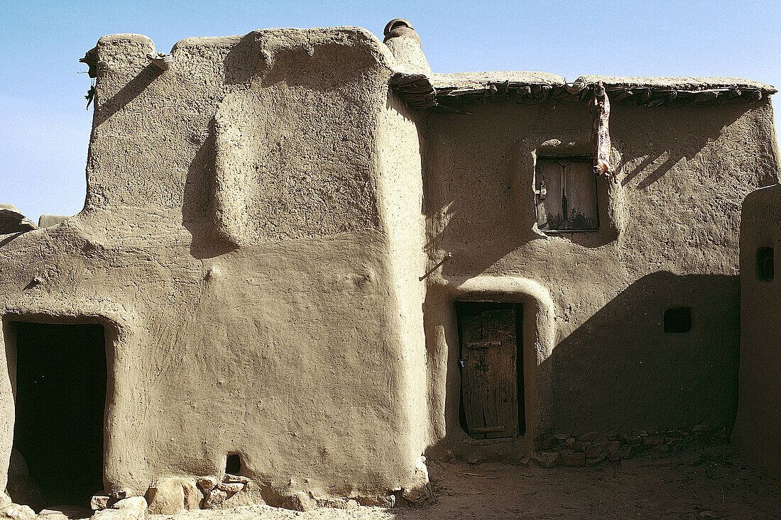 Clay architecture. Dogon country. Mali.