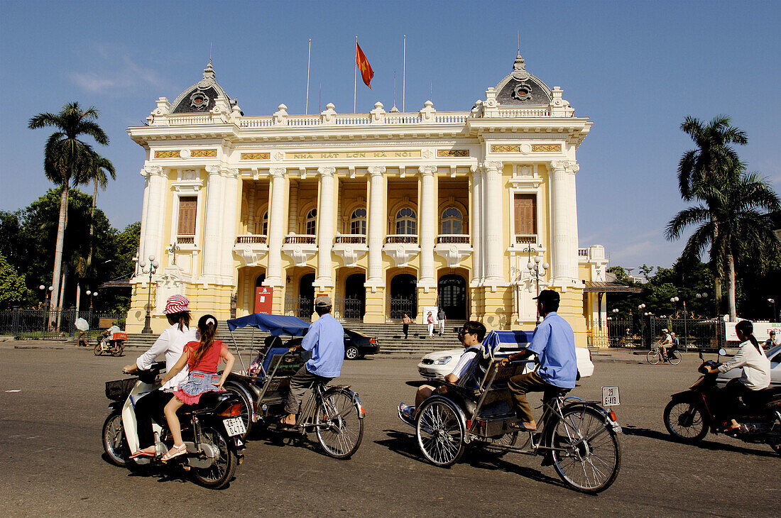 Opera house. Hanoi. North Vietnam.