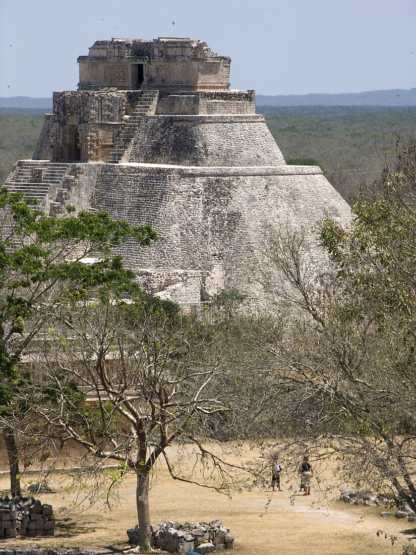 The Pyramid of the Magician. Uxmal, Yucatan.