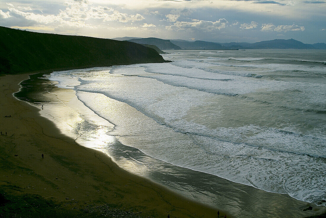 Barinatxe beach. Biscay, Euskadi, Spain