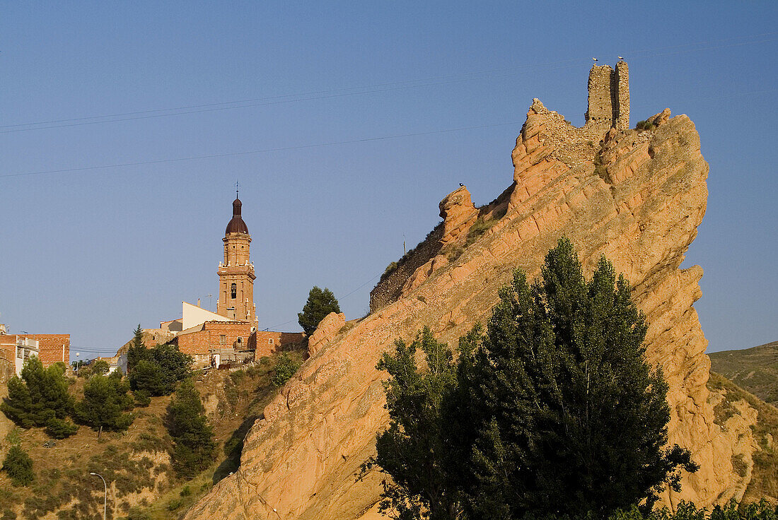 Rock formation, Autol. La Rioja, Spain