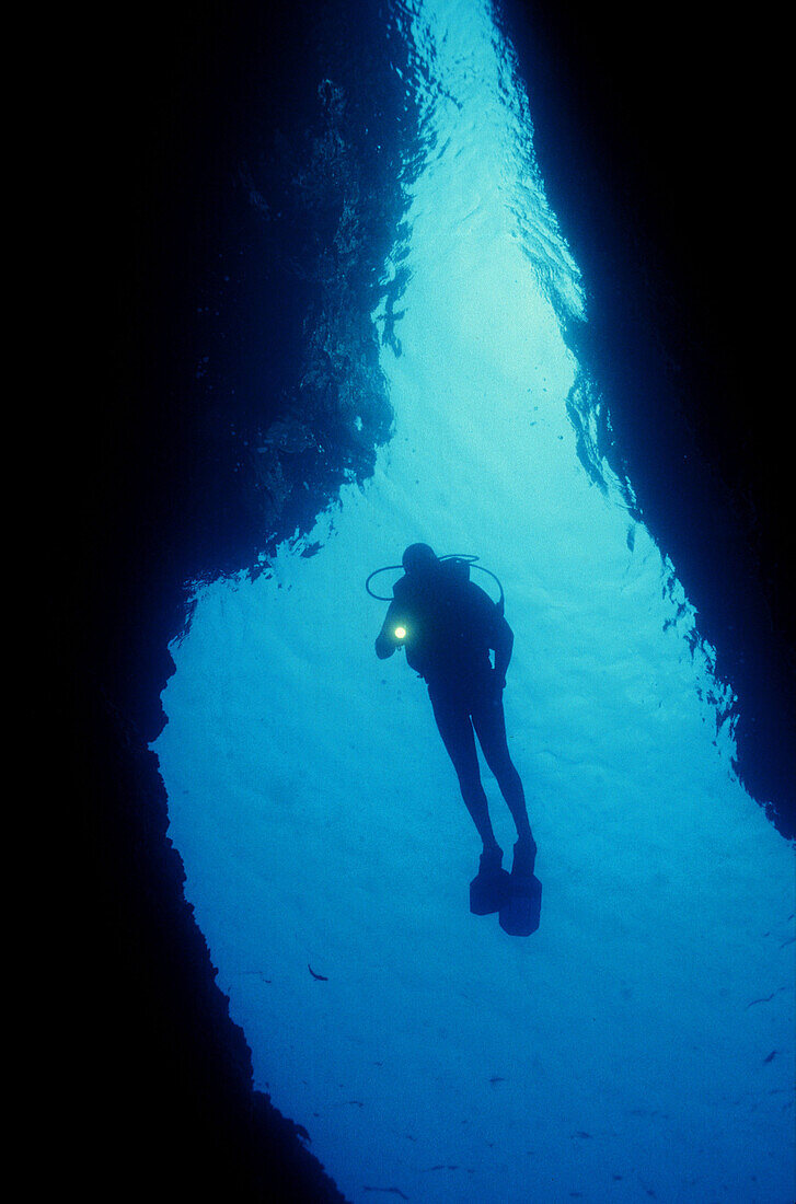 Under the sea at La Herradura, Granada province, Andalusia, Spain