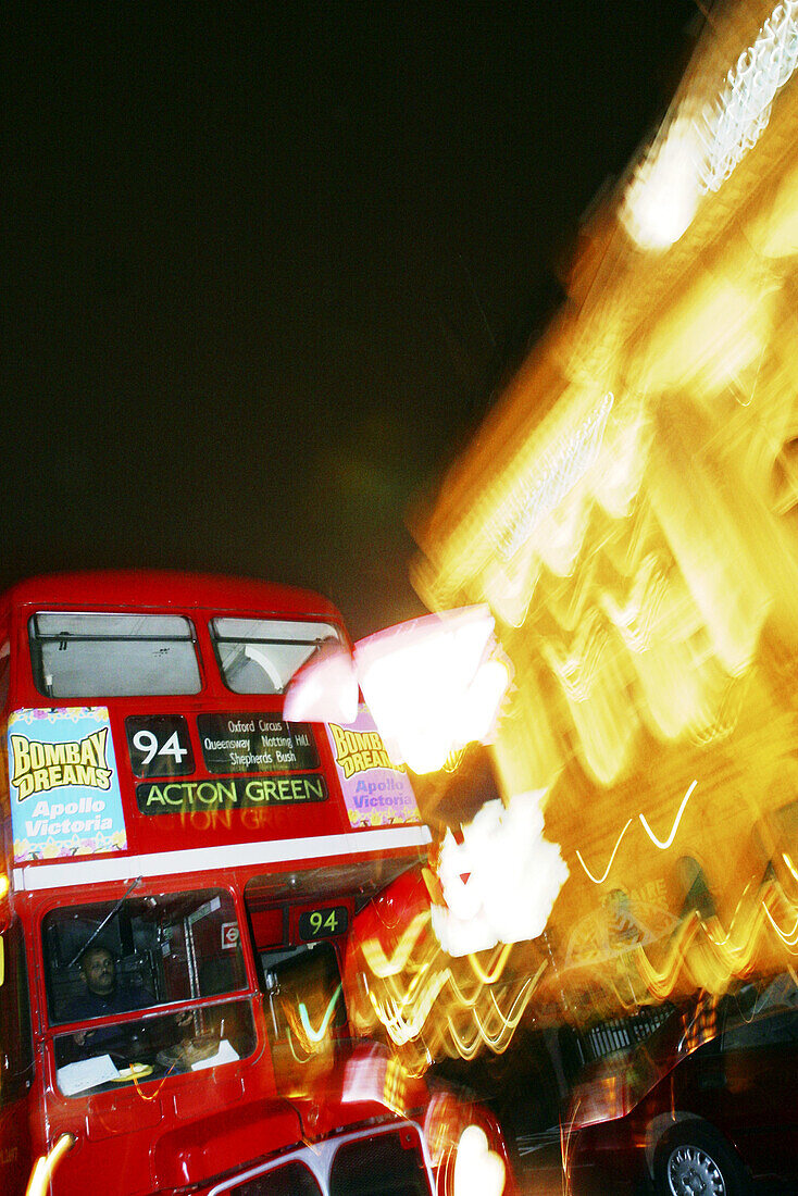 Double-decker bus, London. England, UK