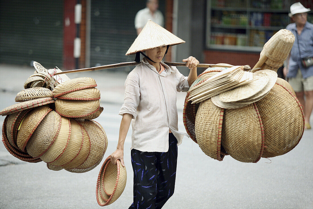 Street seller. Hanoi. Vietnam.