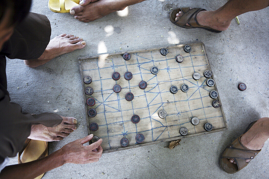 Board game. Hanoi. Vietnam.