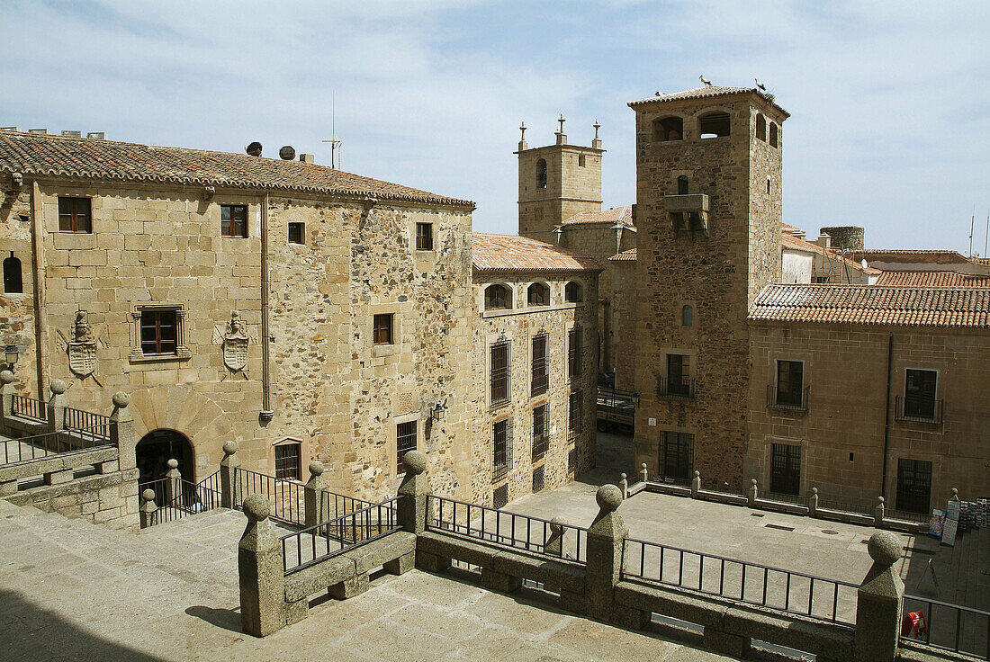 World Heritage. Squares. Cáceres. Extremadura. Spain