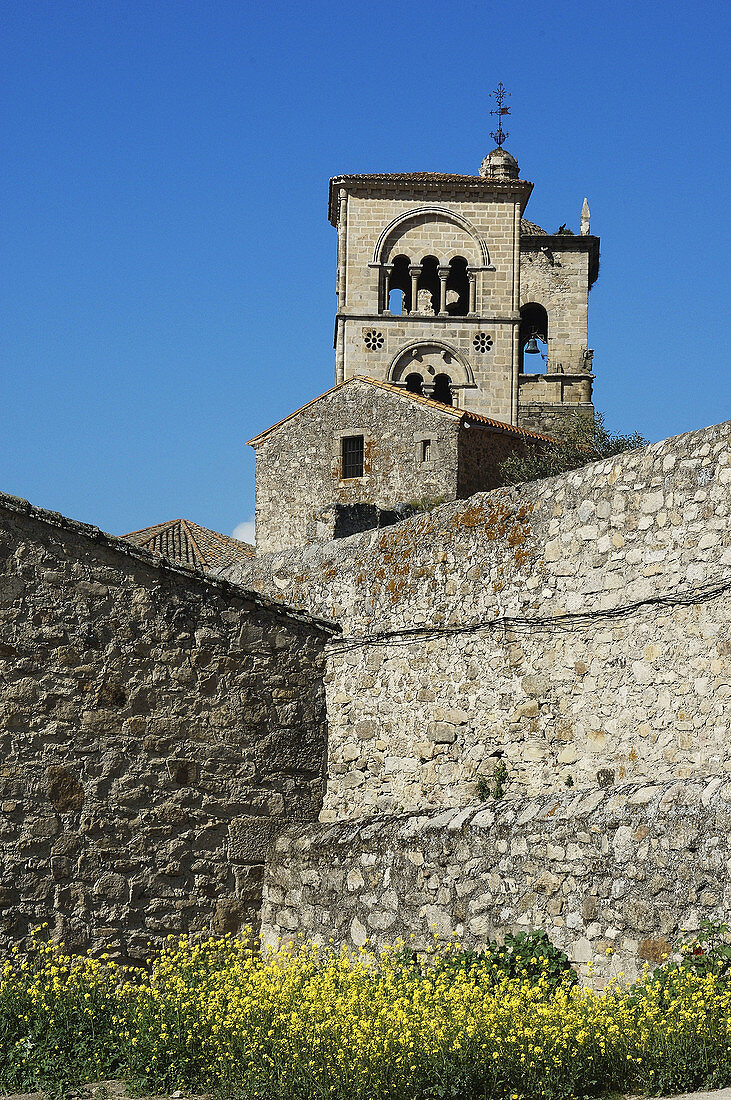 Iglesia de Santa Maria la Mayor.Village of Conquistador Pizarro. Trujillo. Extremadura. Spain.