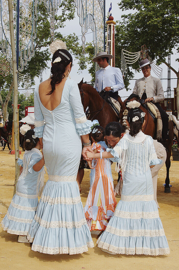 Horse fair in Jerez. Cadiz province. Spain.