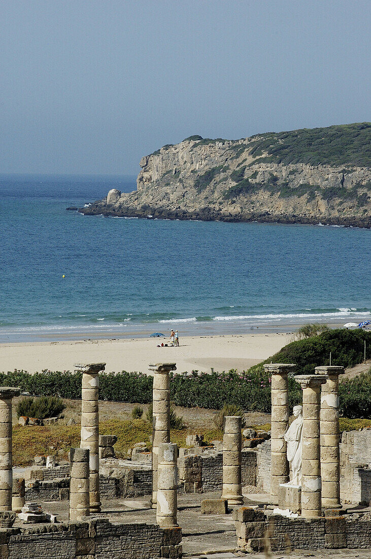 Ruins of old roman city of Baelo Claudia, Tarifa. Cadiz province, Andalusia, Spain