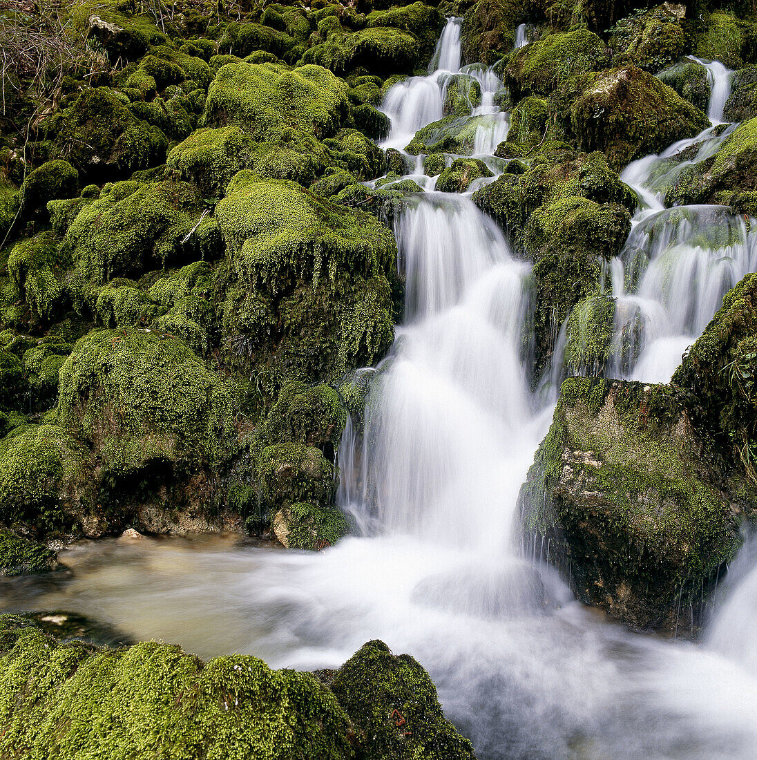 Andoin. Falls. Alava. Euskadi. Spain.