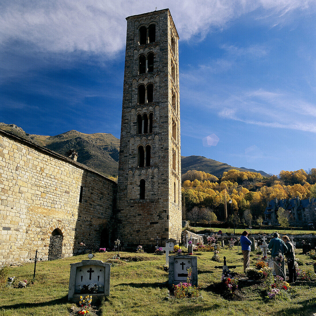 Romanesque architecture. Boí. Lleida province. Catalunya. Spain.