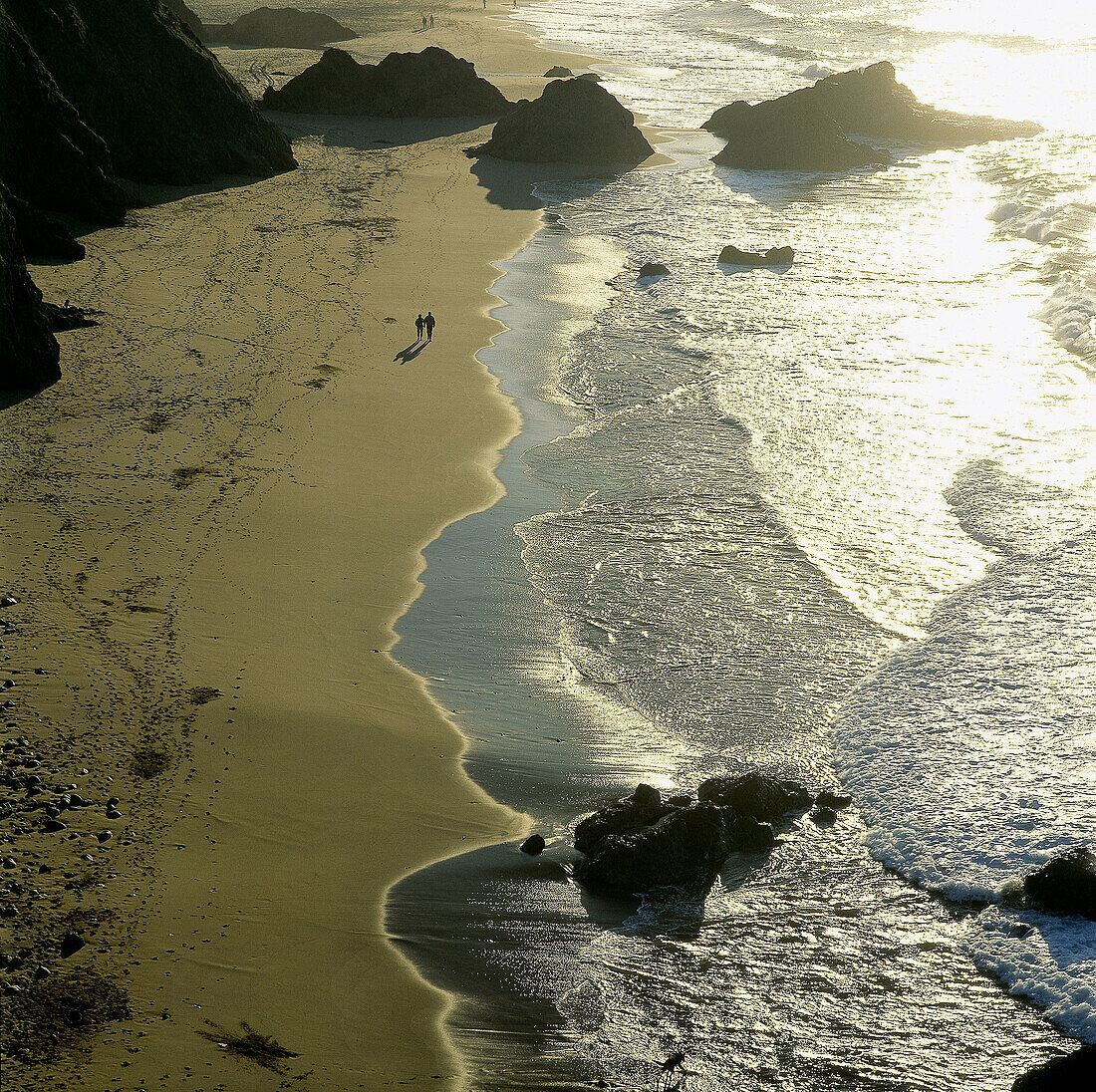 Coast. Mundaka. Vizcaya province. Euskadi. Spain.