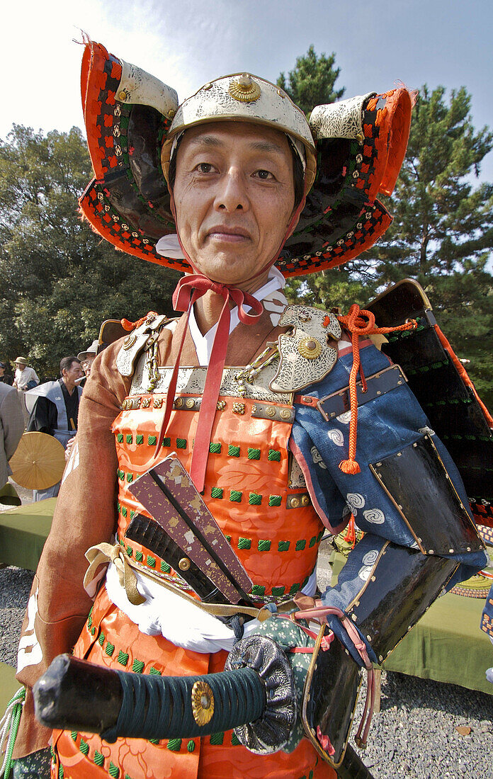 Kyoto Jidai Matsuri 06 (The Festival of the Ages). A soldier in armor.