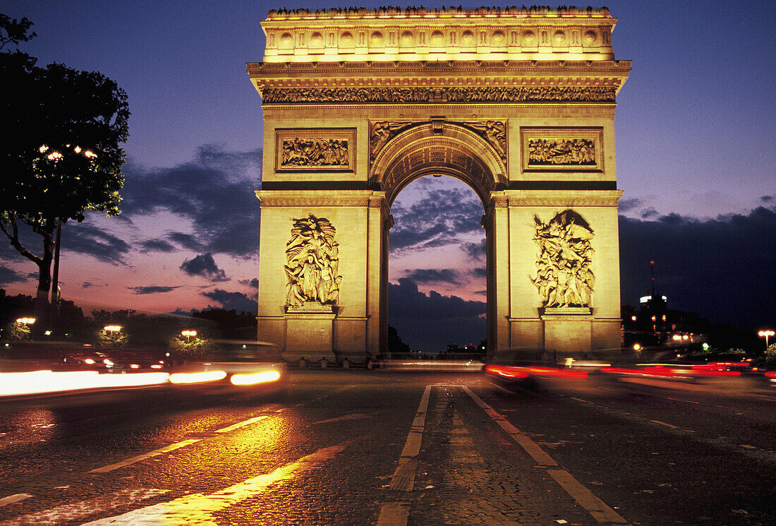 Triumphal Arch, Paris. France