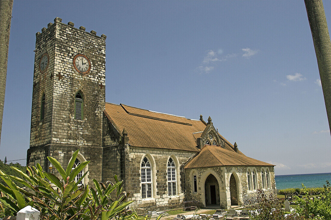 Anglican Church on north Coast. Jamaica.