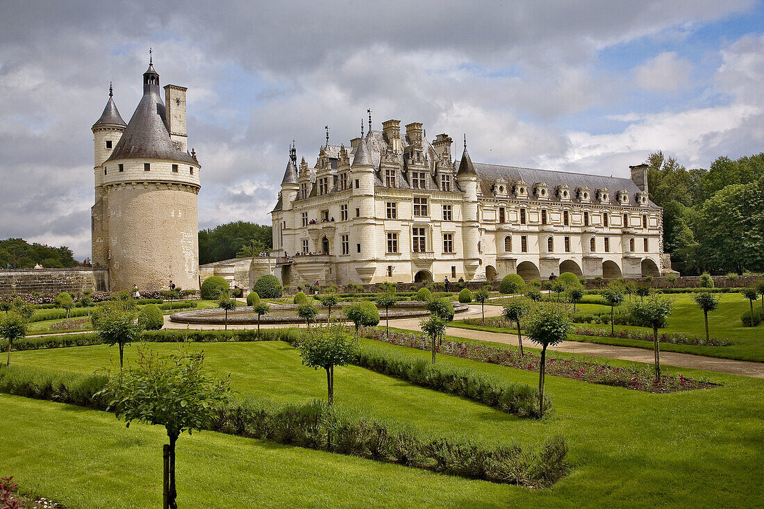 Chenonceaux Castle. Val-de-Loire, France