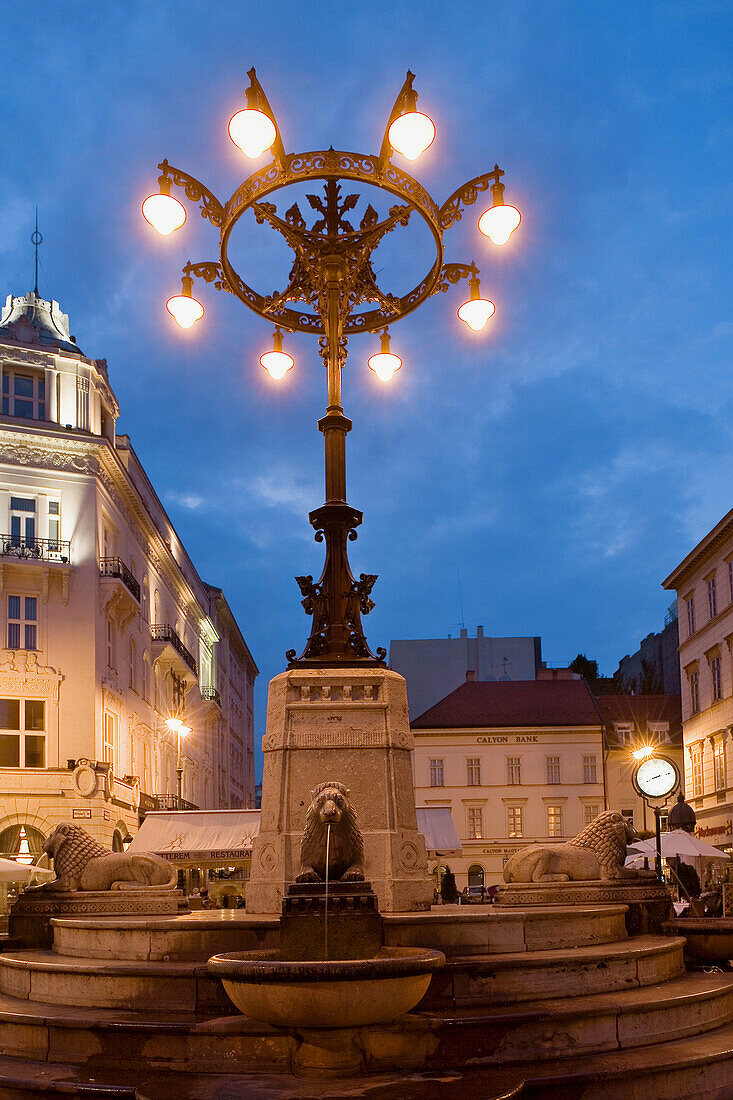 Vörösmarty tér. Budapest. Hungary.