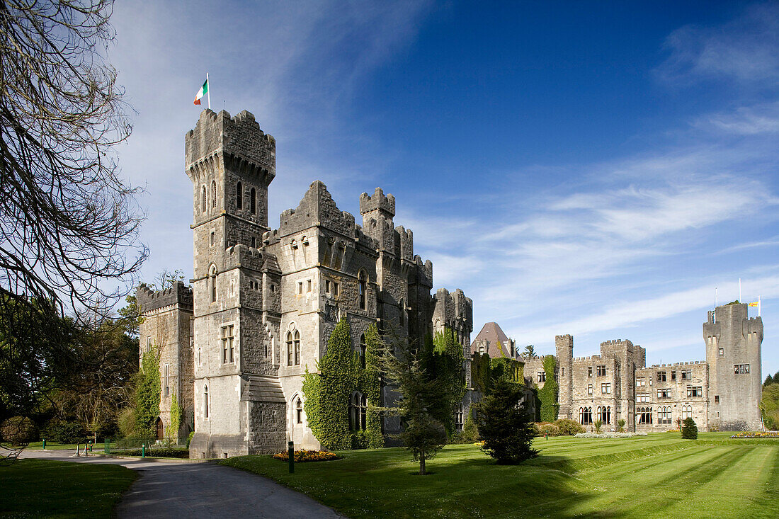 Ashford Castle near Cong, County Mayo, Ireland, Europe