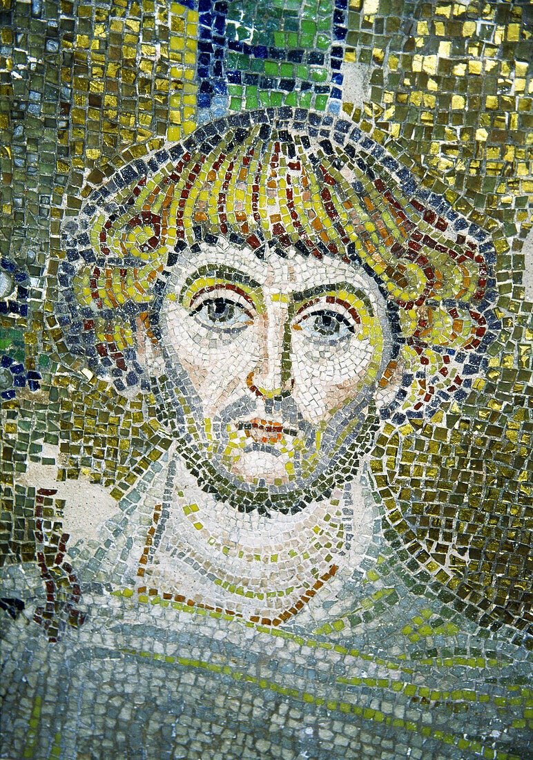 Saint, Byzantine mosaics, Rotond, Thessaloniki, Sreece