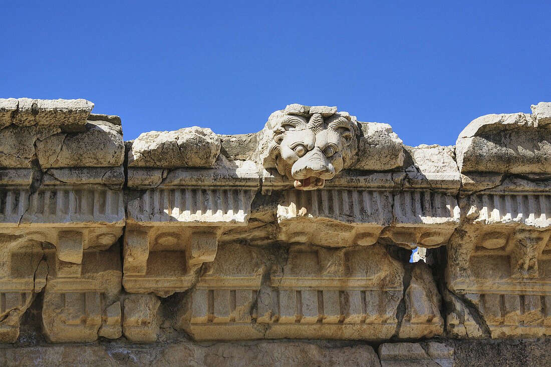 Roman temple. Beqaa Valley. Lebanon.
