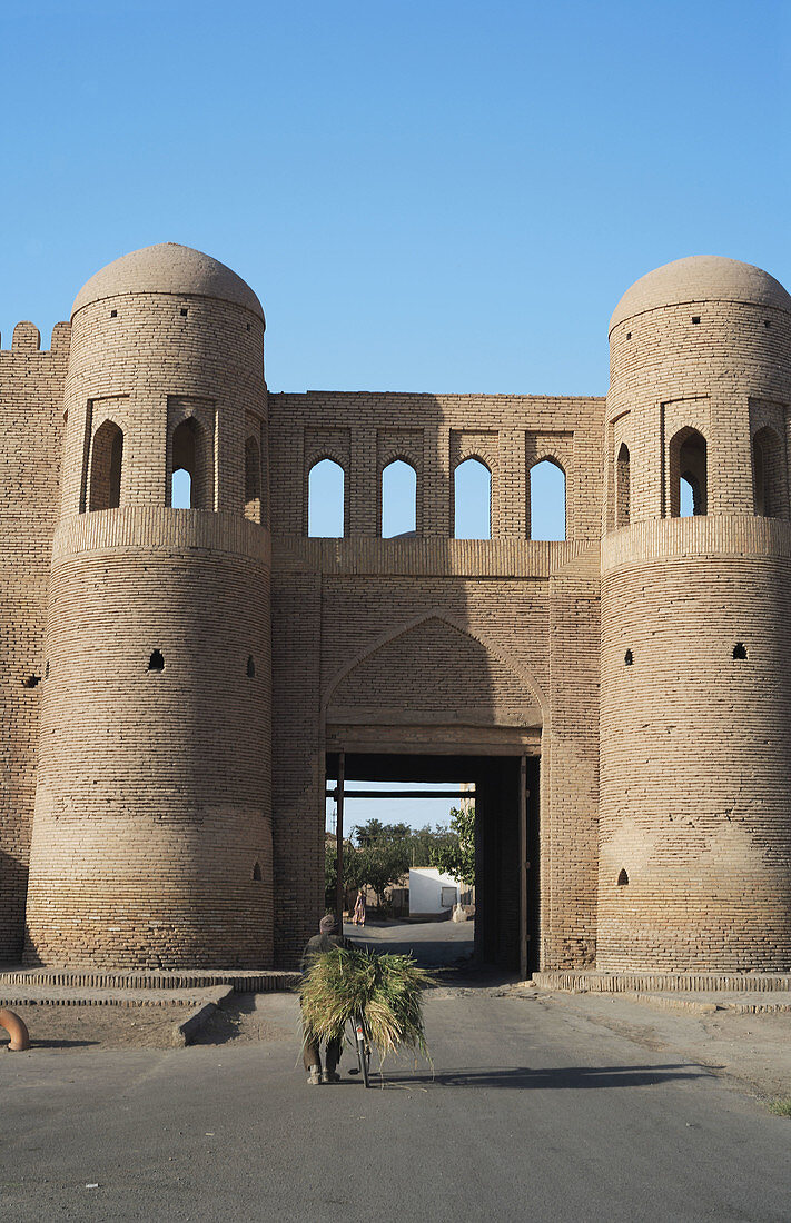 Gates of the old city, Khiva, Uzbekistan