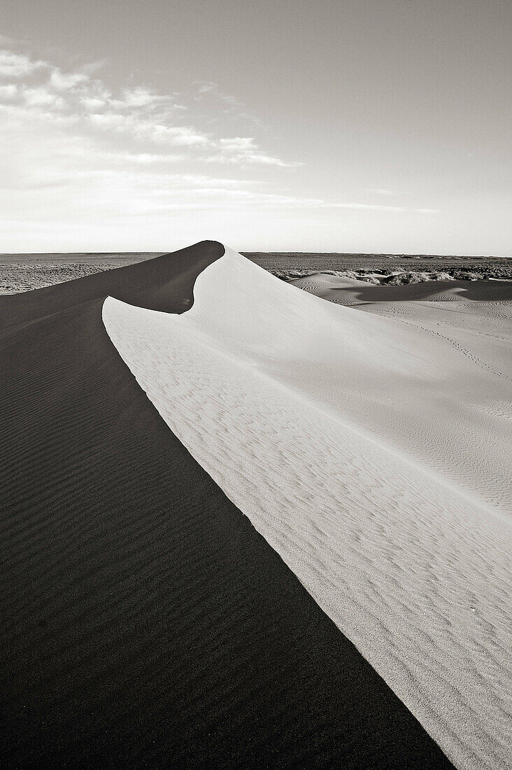 Sand dunes. Valdes Peninsula, Chubut, Argentina