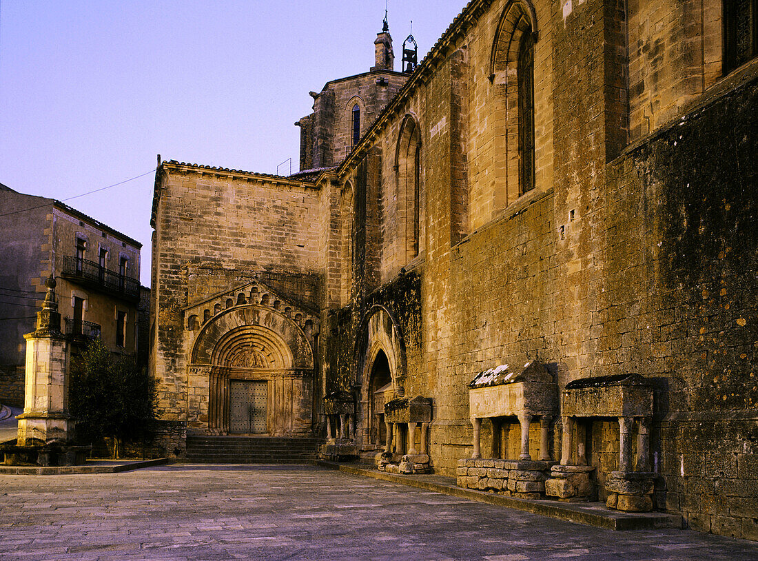 Cister route (XIII-XIVth century). Vallbona de les Monges. Urgell. Lleida province. Catalunya. Spain.