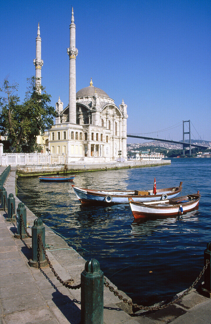 Ortaköy mosque by Nikogos Balyan, Istanbul. Turkey