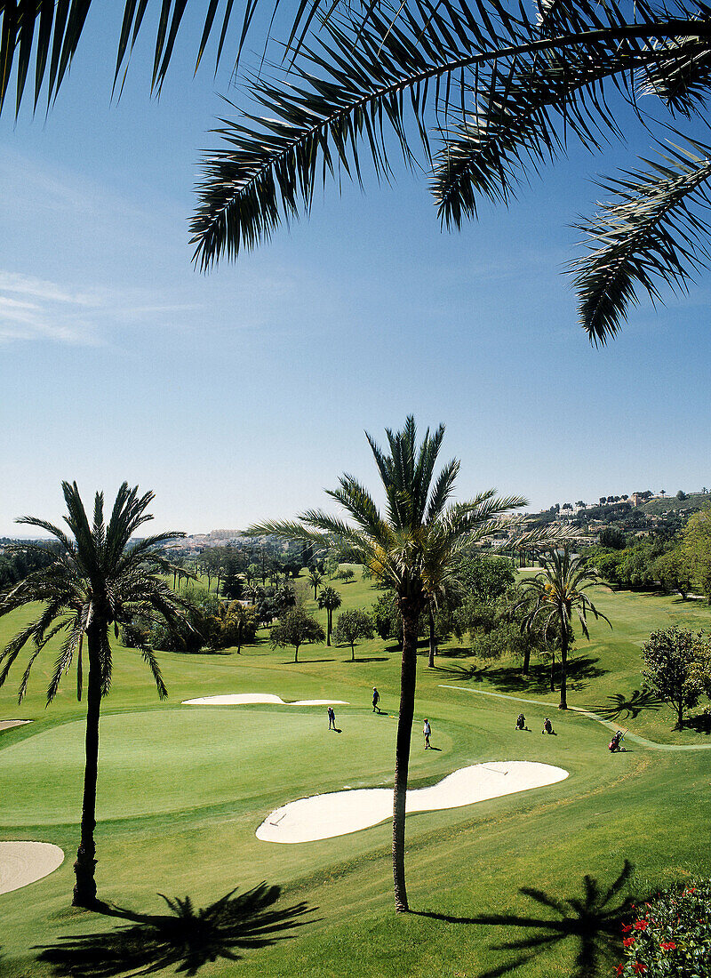 Las Brisas golf course, Marbella. Costa del Sol, Málaga province. Andalusia, Spain
