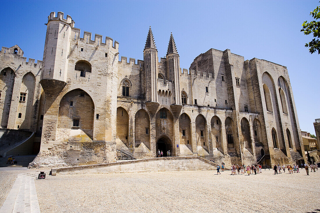 Papal Palace. Avignon. Provence, France