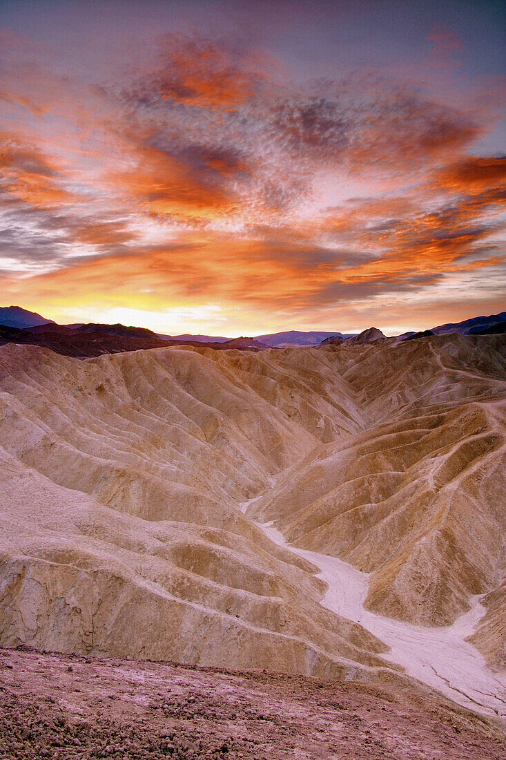 Zabriskie Point. Death Valley NP. California. USA