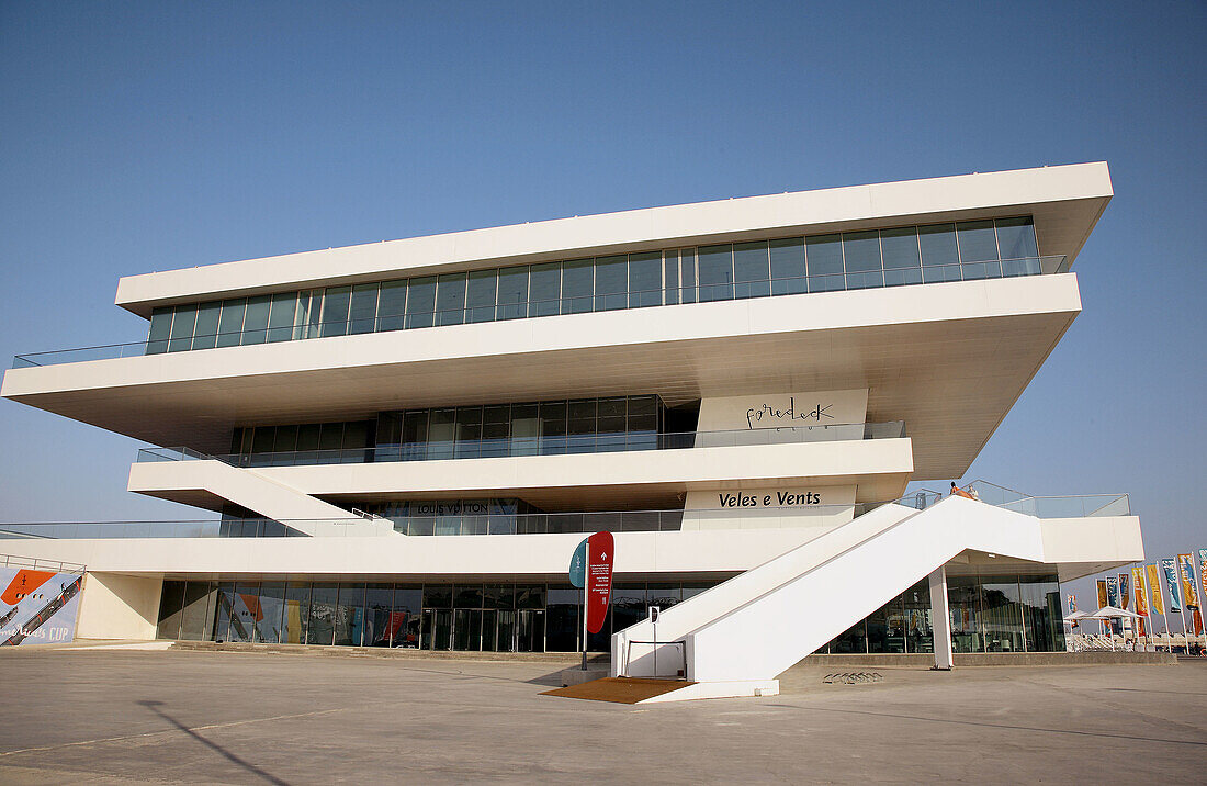 Veles i Vents building by David Chipperfield in the port of Valencia. Comunidad Valenciana, Spain