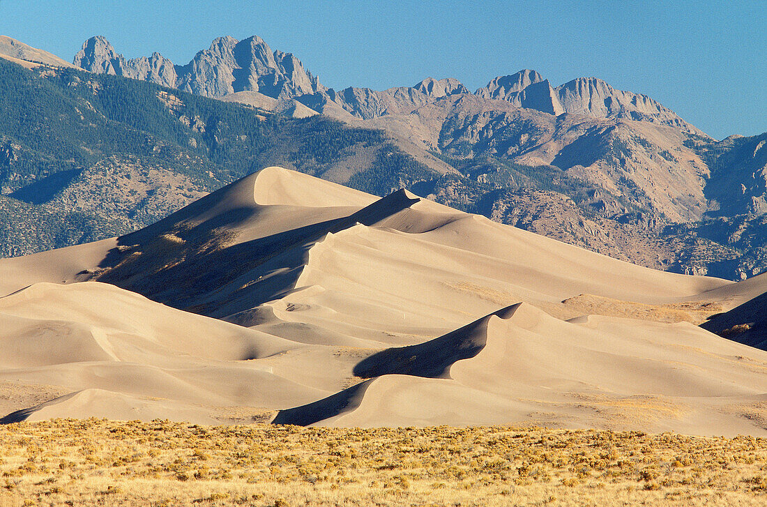 USA, Colorado, Great Sand Dunes National Park.