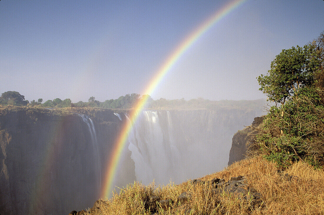 Africa, Zimbabwe, Victoria Fall, Rainbow