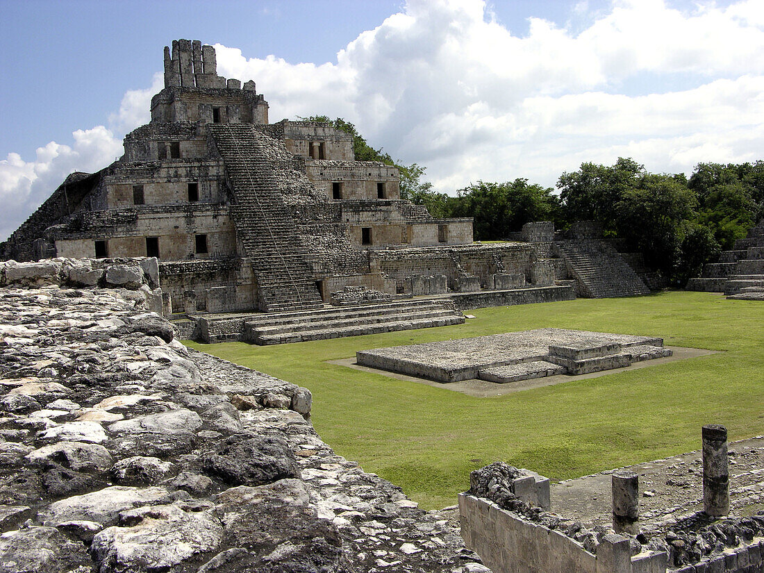 Maya ruins of Edzna. Mexico