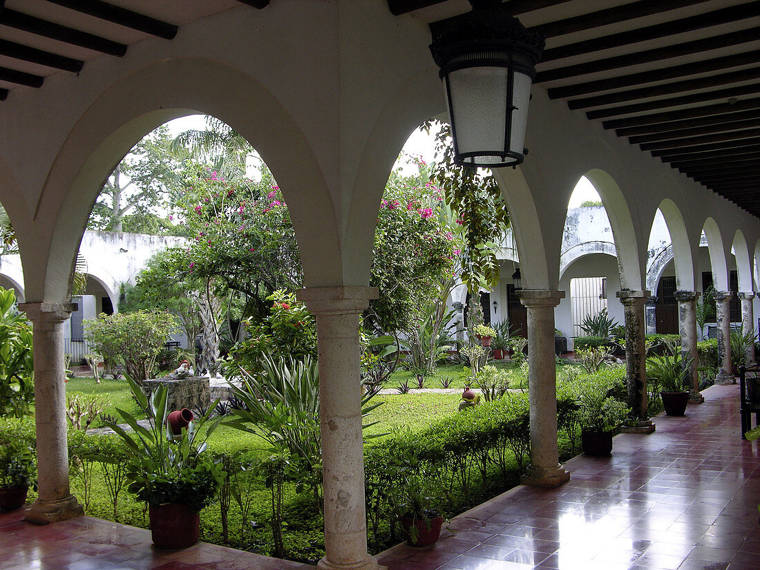 Hacienda Blanca Flor, near Campeche. Nowadays, it is a hotel. Mexico.