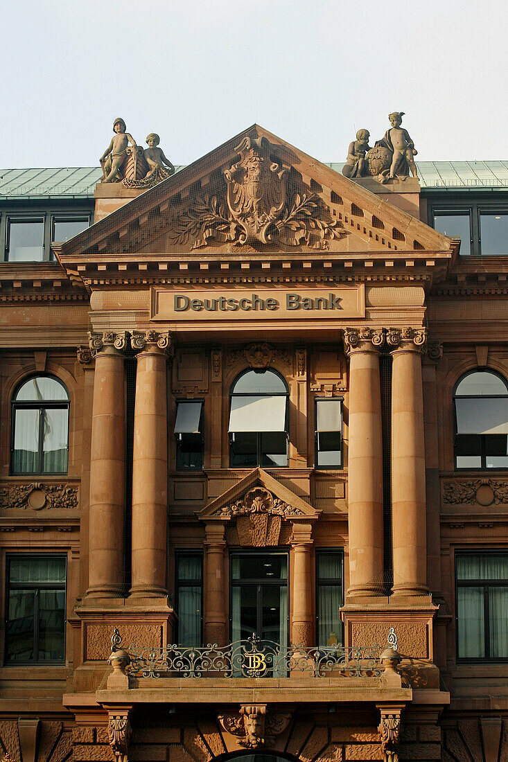 Deutsche Bank facade, Bremen, Germany, Europe