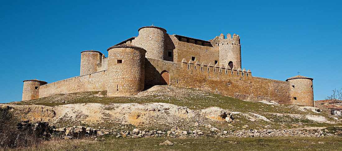 Almenar castle. Almenar. Soria province. Spain.