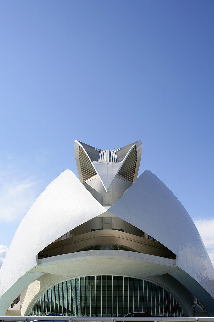 Stadt der Künste und der Wissenschaften von S. Calatrava, Valencia. Comunidad Valenciana, Spanien